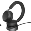 Jabra Evolve2 75 Trådløs Kabling Headset Sort