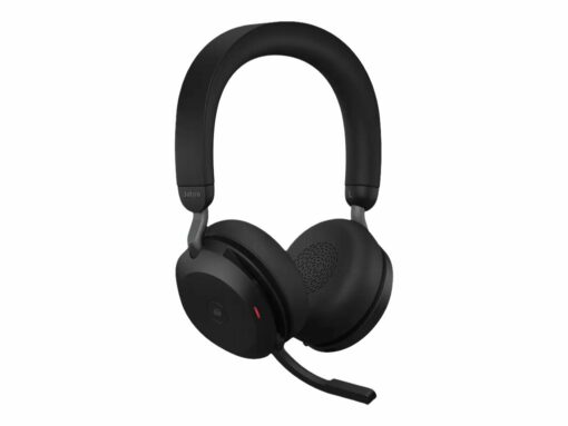 Jabra Evolve2 75 Trådløs Kabling Headset Sort