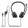 Logitech USB Headset H390 Kabling Headset Sort