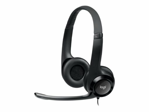 Logitech USB Headset H390 Kabling Headset Sort