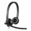 Logitech USB Headset H570e Kabling Headset Sort