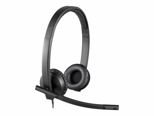 Logitech USB Headset H570e Kabling Headset Sort