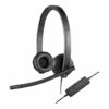 Logitech USB Headset H570e Kabling Headset Sort