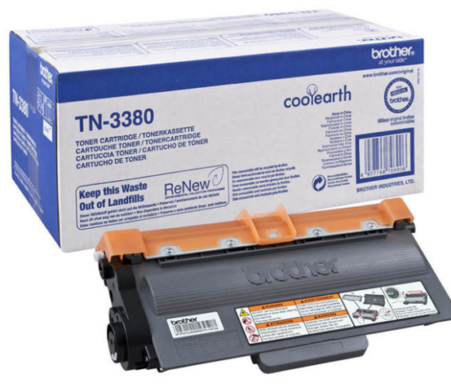 Brother TN 3380 Sort 8000 sider Toner