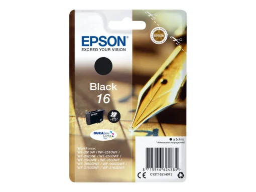 Epson 16 Sort 165 sider Blæk C13T16214012