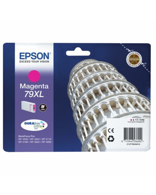 Epson 79XL Magenta 2000 sider Blæk C13T79034010