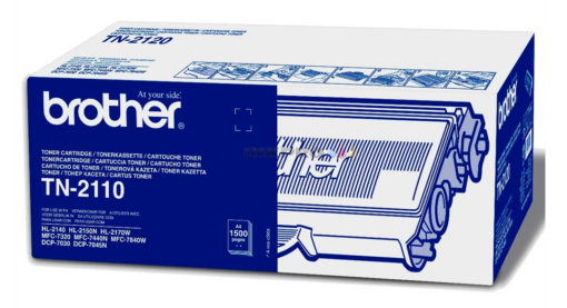 Brother TN 2110 Sort 1500 sider Toner