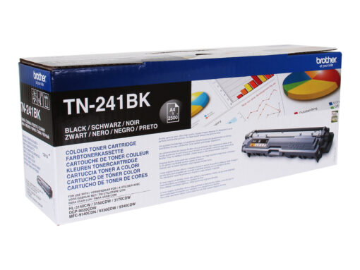 Brother TN 241BK Sort 2500 sider Toner