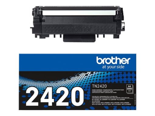 Brother TN 2420 Sort 3000 sider Toner