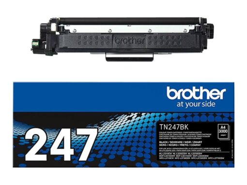 Brother TN 247BK Sort 3000 sider Toner