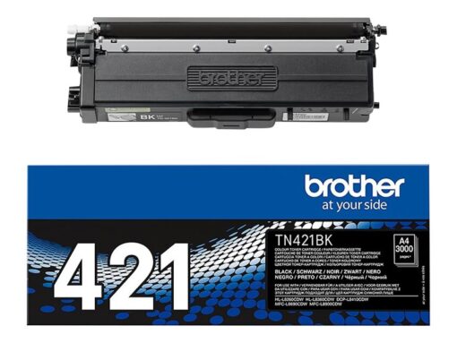 Brother TN 421BK Sort 3000 sider Toner