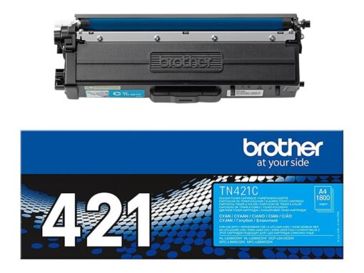 Brother TN 421C Cyan 1800 sider Toner