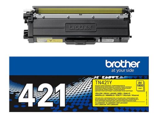 Brother TN 421Y Gul 1800 sider Toner