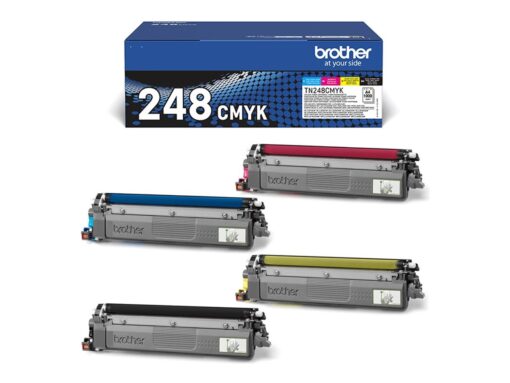 Brother TN248VAL Multipack Sort Gul Cyan Magenta 1000 sider Toner