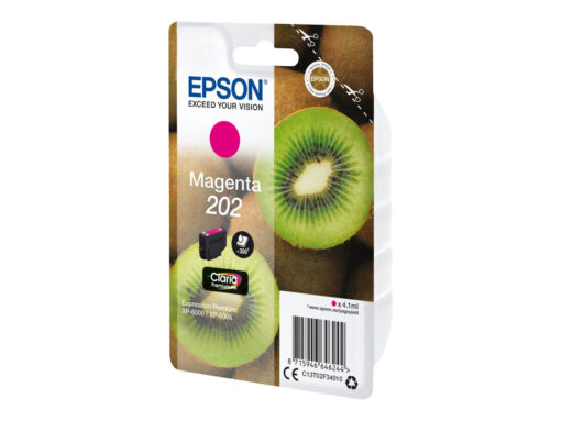 Epson 202 Magenta 300 sider Blæk C13T02F34010