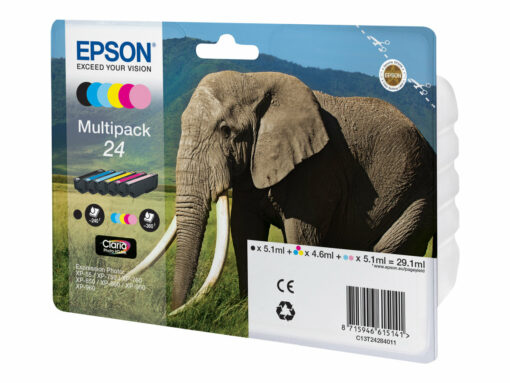 Epson 24 Multipack - Svart/Gul/Cyan/Magenta/Ljus magenta/Ljus cyan