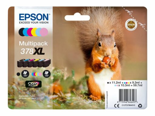 Epson 378XL Bläckpatron Multipack - S/G/C/M/LM/LC