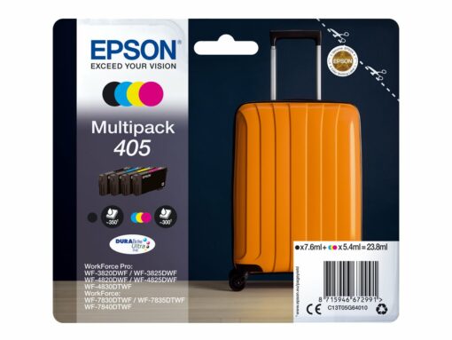 Epson 405 Sort Gul Cyan Magenta Blæk C13T05G64010