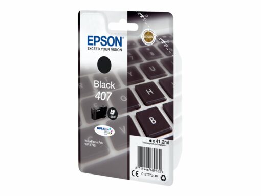 Epson 407 Bläckpatron - Svart