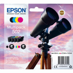 Epson 502 Multipack - Svart/Gul/Cyan/Magenta