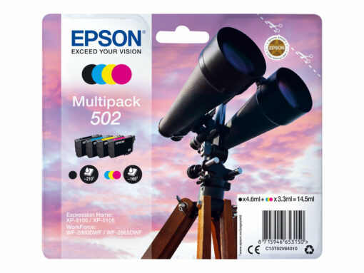 Epson 502 Multipack - Svart/Gul/Cyan/Magenta