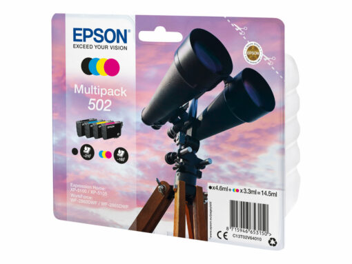 Epson 502 Multipack - Svart/Gul/Cyan/Magenta