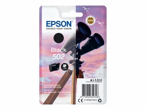 Epson 502 Bläckpatron - Svart