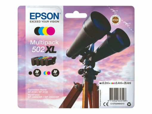 Epson 502XL Multipack - Svart/Gul/Cyan/Magenta