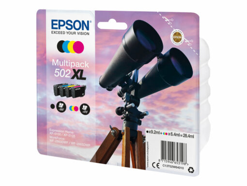 Epson 502XL Multipack - Svart/Gul/Cyan/Magenta