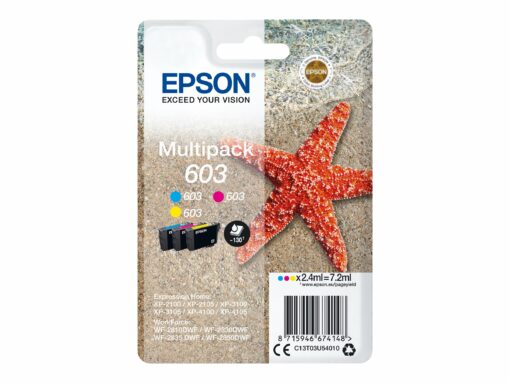 Epson 603 Multipack Bläckpatron - Gul/Cyan/Magenta