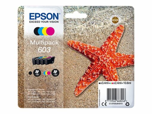 Epson 603 Multipack - Svart/Gul/Cyan/Magenta