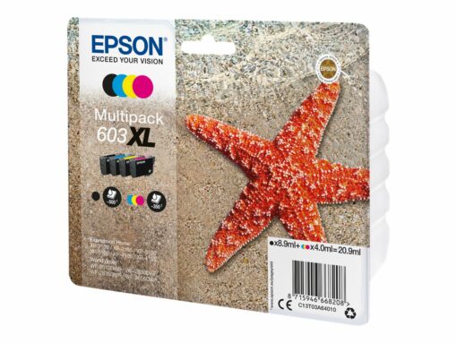 Epson 603XL Multipack Bläckpatroner - Svart/Gul/Cyan/Magenta