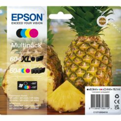 Epson 604XL Multipack Sort Gul Cyan Magenta Blæk C13T10H94010