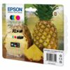 Epson 604XL Multipack Sort Gul Cyan Magenta Blæk C13T10H94010