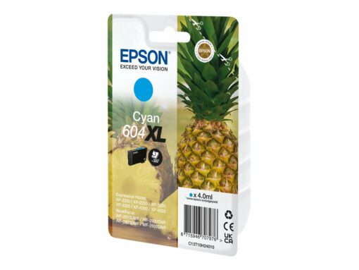 Epson 604XL Singlepack Cyan 350 sider Blæk C13T10H24010