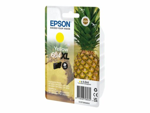 Epson 604XL Singlepack Gul Blæk C13T10H44010