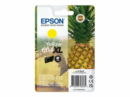 Epson 604XL Singlepack Gul Blæk C13T10H44010