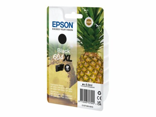 Epson 604XL Sort Blæk C13T10H14010