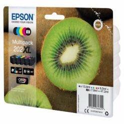 Epson Multipack 202XL Bläckpatron - Svart/Gul/Cyan/Magenta/Foto-svart