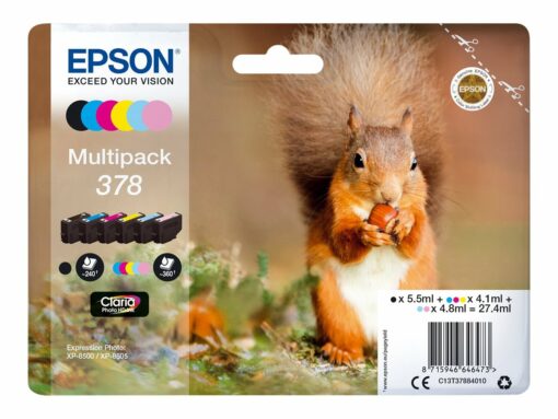 Epson Multipack 378 Bläckpatroner - S/G/C/M/LM/LC