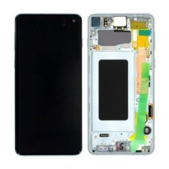 Samsung Galaxy S10 (SM G973F) Skärm med LCD Display Original Grön