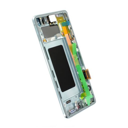 Samsung Galaxy S10 (SM G973F) Skärm med LCD Display Original Grön