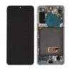 Samsung Galaxy S21 5G Skärm med LCD Display Original Vit