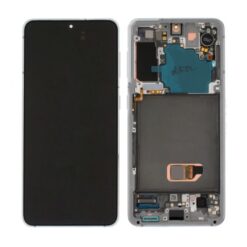 Samsung Galaxy S21 5G Skärm med LCD Display Original Vit