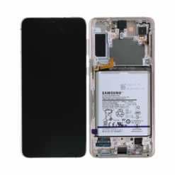 Samsung Galaxy S21 Plus Skärm med LCD Display och Batteri Original Violett