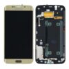 Samsung Galaxy S6 Edge (SM G925F) Skärm med LCD Display Original Guld