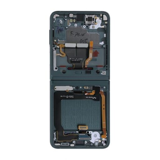 Samsung Galaxy Z Flip 3 5G 2021 (F711) Skärm med LCD Display Original Grön