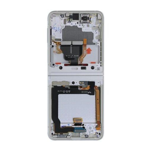 Samsung Galaxy Z Flip 3 5G 2021 (F711) Skärm med LCD Display Original Kräm