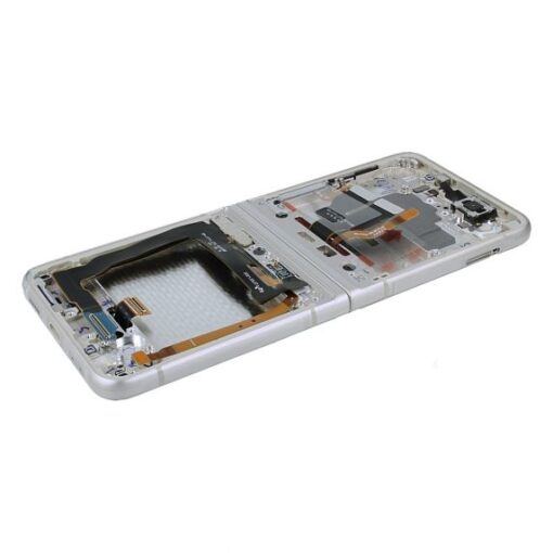 Samsung Galaxy Z Flip 3 5G 2021 (F711) Skärm med LCD Display Original Kräm