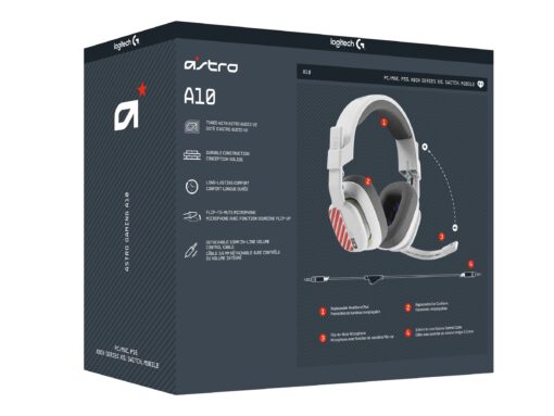 ASTRO Gaming A10 Gen 2 Kabling Headset Hvid